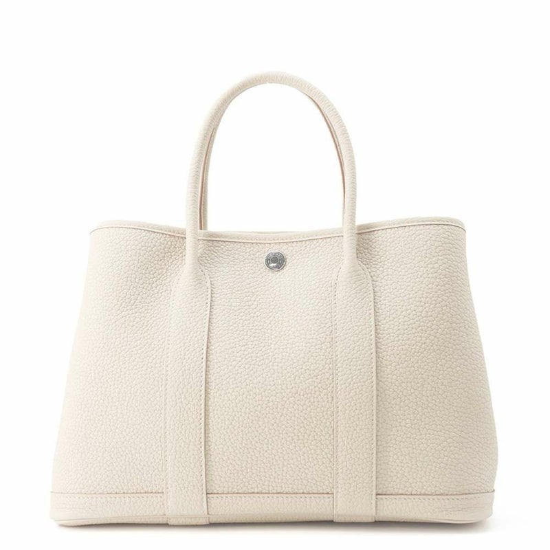 エルメス トートバッグ ガーデンパーティTPM べトン/シルバー金具 ネゴンダ W刻印 ハンドバッグ