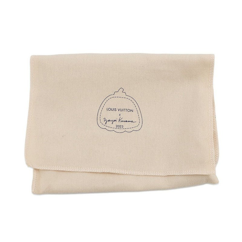 ルイヴィトン 三つ折り財布 トリヨンレザー/ペインティッド ドット LV×YK ポルトフォイユ・カプシーヌ コンパクト M81963 黒 草間弥生