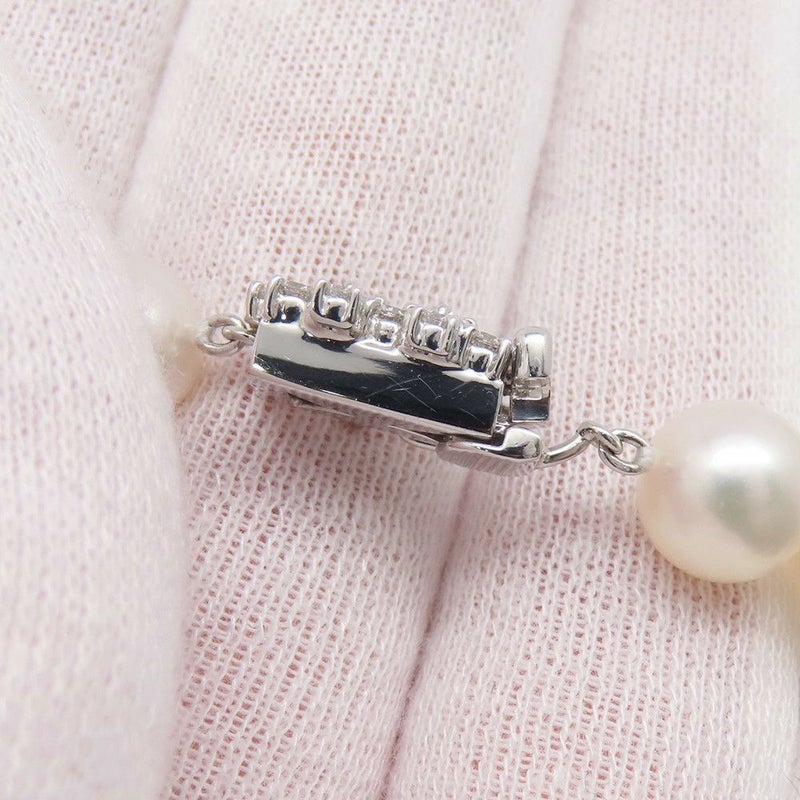 タサキ ネックレス パール/ダイヤモンド 計2.46ct K18WGホワイトゴールド TASAKI 真珠 ジュエリー