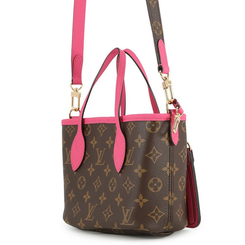 ルイヴィトン トートバッグ モノグラム ネヴァーフル・インサイドアウト BB M12109 ヴィトン バッグ 2way ショルダー リバーシブル