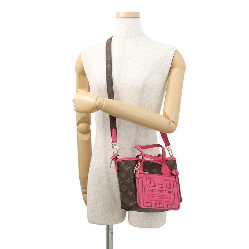 ルイヴィトン トートバッグ モノグラム ネヴァーフル・インサイドアウト BB M12109 ヴィトン バッグ 2way ショルダー リバーシブル