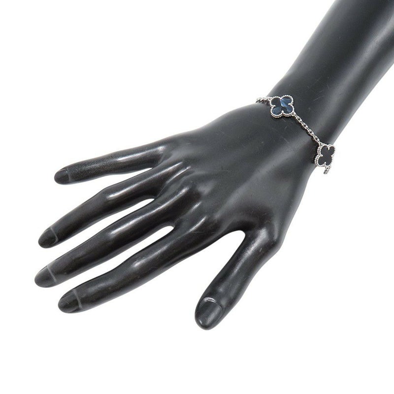 ヴァンクリーフ＆アーペル ブレスレット ヴィンテージ アルハンブラ ブレスレット 5モチーフ ピーターサイト K18WG VCARA41300