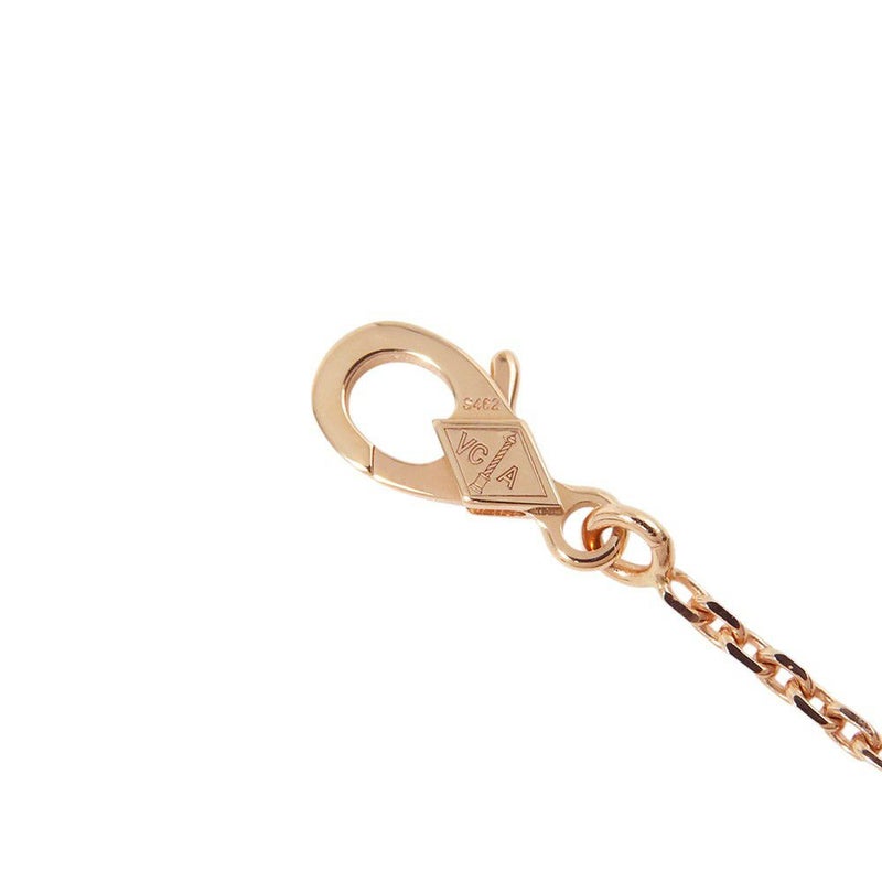 ヴァンクリ ネックレス ヴィンテージ アルハンブラ ピンクマザーオブパール/ダイヤ 1P K18PG VCARPMOP00 2025年ホリデー限定