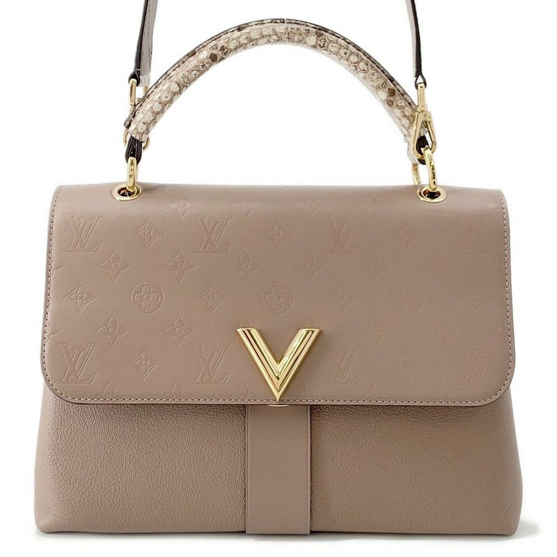 ルイヴィトン ハンドバッグ モノグラム トリヨンレザー/パイソン ヴェリー・ワンハンドルバッグ LOUIS VUITTON  2way ショルダー