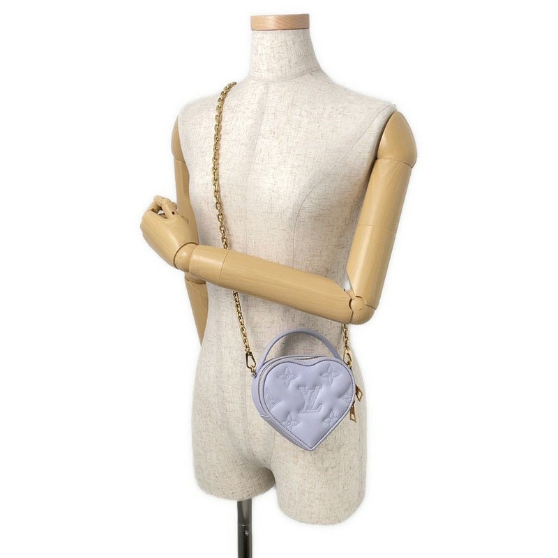 ルイヴィトン ハンドバッグ モノグラム/レザー ポップマイハート・ポーチ M82041 ヴィトン バッグ 2way ショルダーバッグ バブルグラム