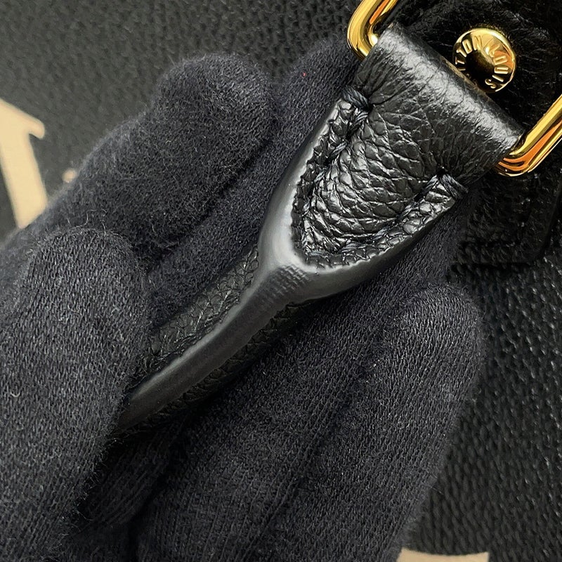 ルイヴィトン ハンドバッグ バイカラーモノグラム・アンプラント スピーディ・バンドリエール 25 M58947 2way ショルダー 黒 ブラック