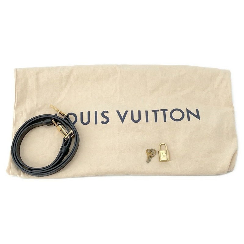 ルイヴィトン ハンドバッグ バイカラーモノグラム・アンプラント スピーディ・バンドリエール 25 M58947 2way ショルダー 黒 ブラック