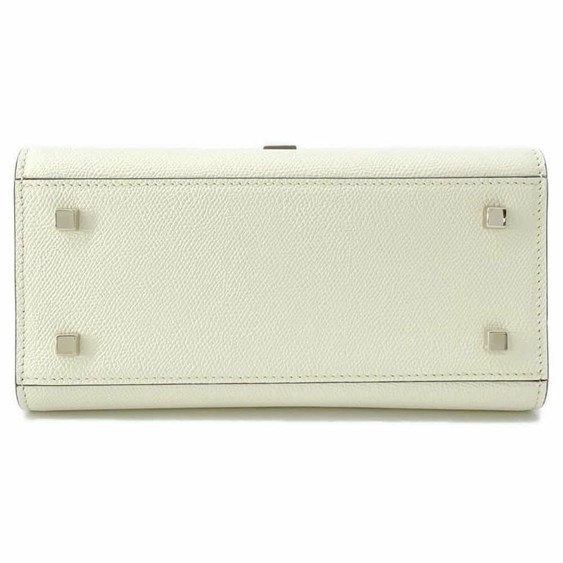 ヴァレクストラ ハンドバッグ イジィデ ミニ ソフトカーフレザー V5E36 Valextra 2wayショルダーバッグ 白