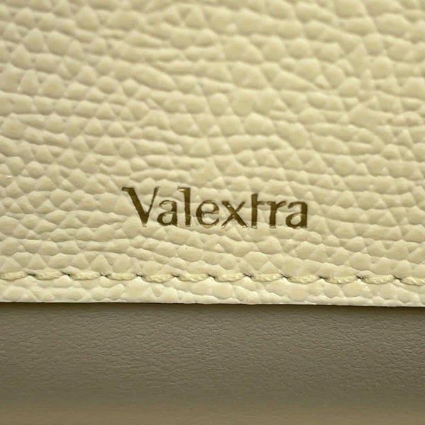 ヴァレクストラ ハンドバッグ イジィデ ミニ ソフトカーフレザー V5E36 Valextra 2wayショルダーバッグ 白