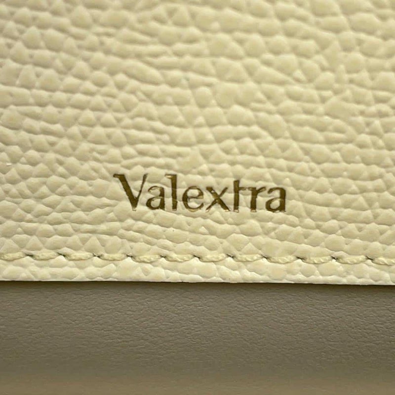 ヴァレクストラ ハンドバッグ イジィデ ミニ ソフトカーフレザー V5E36 Valextra 2wayショルダーバッグ 白