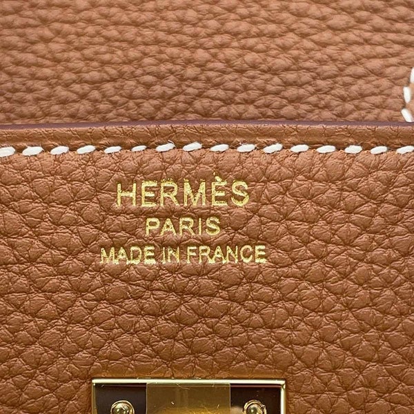 エルメス バーキン25 ゴールド/ゴールド金具 トゴ W刻印 HERMES Birkin ハンドバッグ
