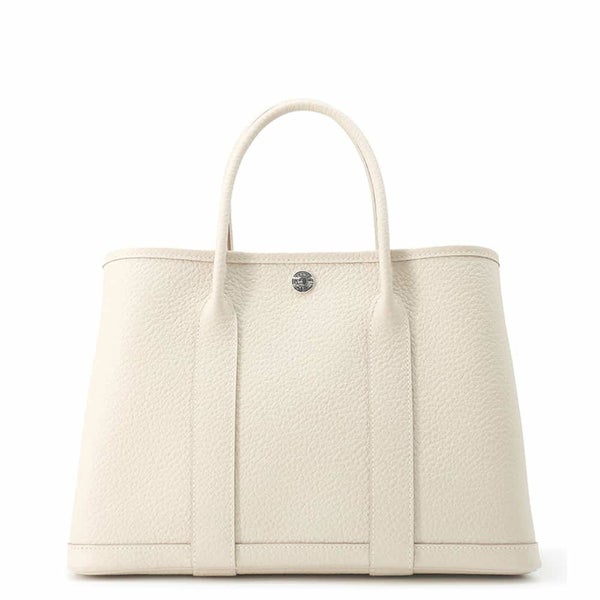 エルメス トートバッグ ガーデンパーティTPM クレ/シルバー金具 カントリー A刻印