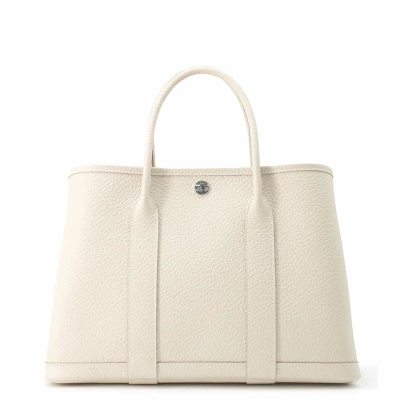 エルメス トートバッグ ガーデンパーティTPM クレ/シルバー金具 カントリー A刻印