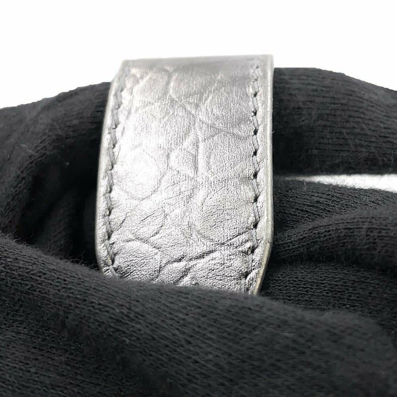 バレンシアガ ショルダーバッグ ネオ カゴール クロコ型押しレザー/ラインストーン 672754 BALENCIAGA