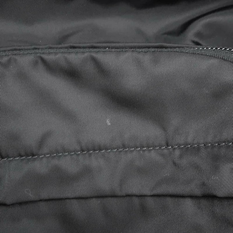 プラダ リュックサック Re-Nylon xサフィアーノ ナイロン レザー 2VZ090 PRADA バックパック 黒