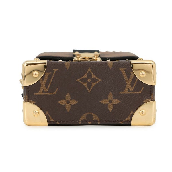 ルイヴィトン ショルダーバッグ モノグラム・リバース カメラボックス LOUIS VUITTON 2wayハンドバッグ ブラック 黒