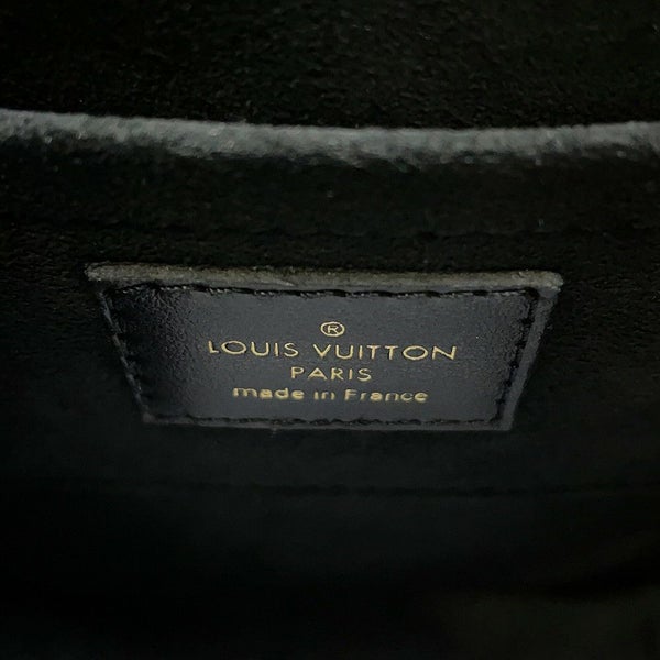 ルイヴィトン ショルダーバッグ モノグラム・リバース カメラボックス LOUIS VUITTON 2wayハンドバッグ ブラック 黒