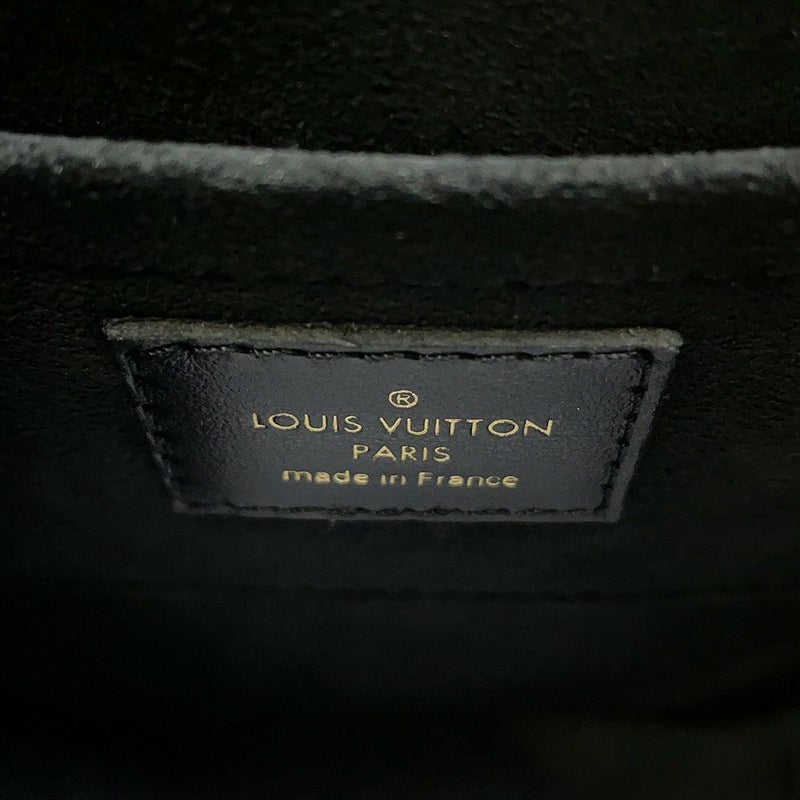ルイヴィトン ショルダーバッグ モノグラム・リバース カメラボックス LOUIS VUITTON 2wayハンドバッグ ブラック 黒