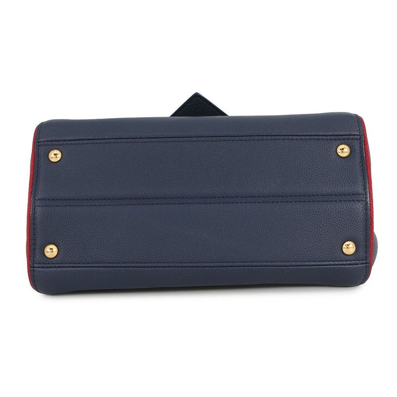 ルイヴィトン ハンドバッグ モノグラム/カーフレザー ドゥブルV M54439 LOUIS VUITTON 2wayショルダーバッグ