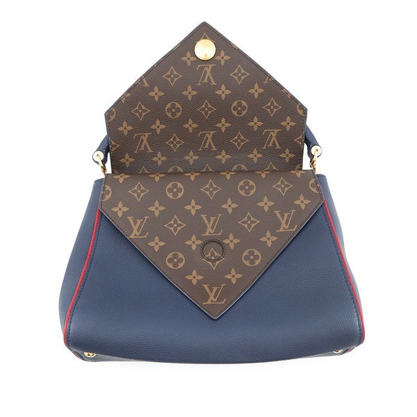 ルイヴィトン ハンドバッグ モノグラム/カーフレザー ドゥブルV M54439 LOUIS VUITTON 2wayショルダーバッグ