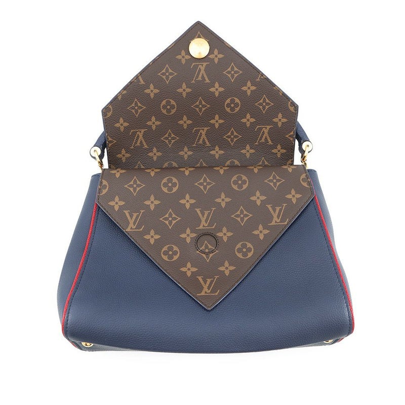 ルイヴィトン ハンドバッグ モノグラム/カーフレザー ドゥブルV M54439 LOUIS VUITTON 2wayショルダーバッグ