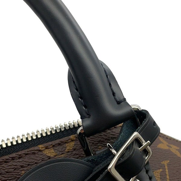 ルイヴィトン ボストンバッグモノグラム・マカサー キーポル・バンドリエール55 M56714 2wayショルダー ブラック 黒