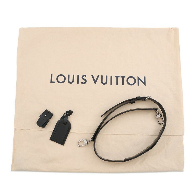 ルイヴィトン ボストンバッグモノグラム・マカサー キーポル・バンドリエール55 M56714 2wayショルダー ブラック 黒