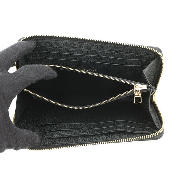 ルイヴィトン 長財布 モノグラム・アンプラント ポルトフォイユ・クレマンス M60171 LOUIS VUITTON ブラック 黒
