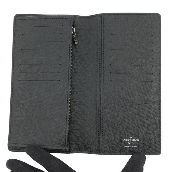 ルイヴィトン 長財布 ダミエ・グラフィット ポルトフォイユ・ブラザ N62665 LOUIS VUITTON ヴィトン 財布 メンズ 黒 ブラック