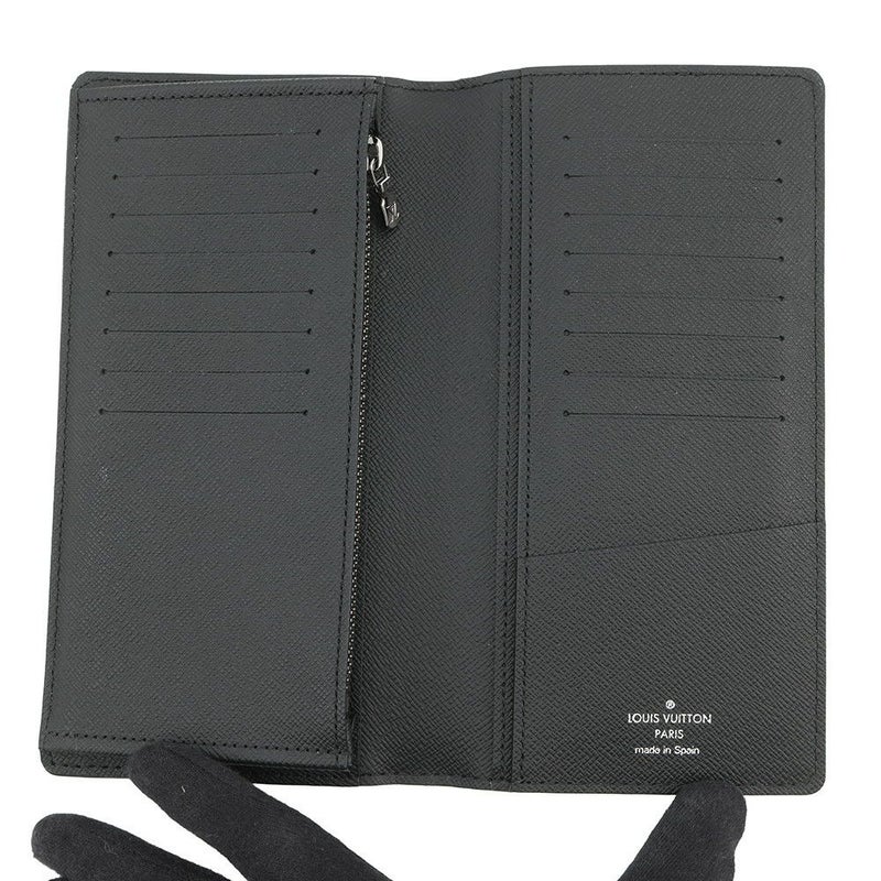 ルイヴィトン 長財布 ダミエ・グラフィット ポルトフォイユ・ブラザ N62665 LOUIS VUITTON ヴィトン 財布 メンズ 黒 ブラック