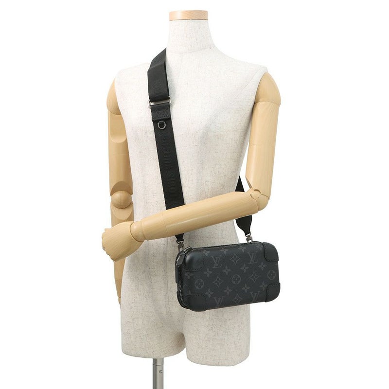 ルイヴィトン ショルダーバッグ モノグラム・エクリプス ホライゾン・クラッチ M45579 2way クラッチ メンズ 黒 ブラック