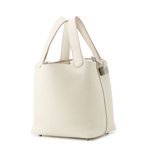 エルメス ハンドバッグ ピコタンロックPM ベトン/シルバー金具 トリヨンクレマンス K刻印