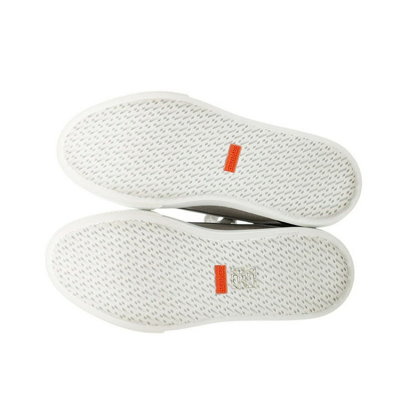 エルメス スニーカー ゲット キャンバス レディースサイズ38 HERMES 靴 白