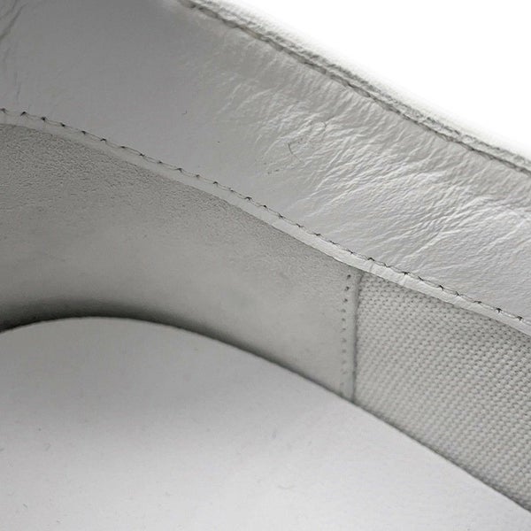 エルメス スニーカー ゲット キャンバス レディースサイズ38 HERMES 靴 白