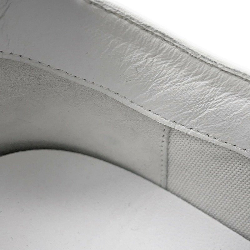 エルメス スニーカー ゲット キャンバス レディースサイズ38 HERMES 靴 白