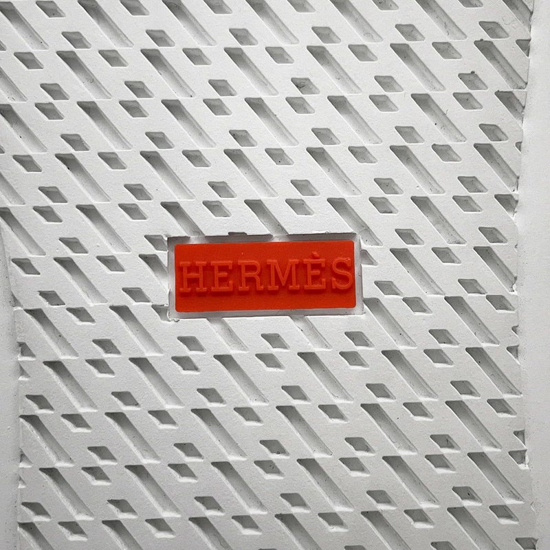 エルメス スニーカー ゲット キャンバス レディースサイズ38 HERMES 靴 白