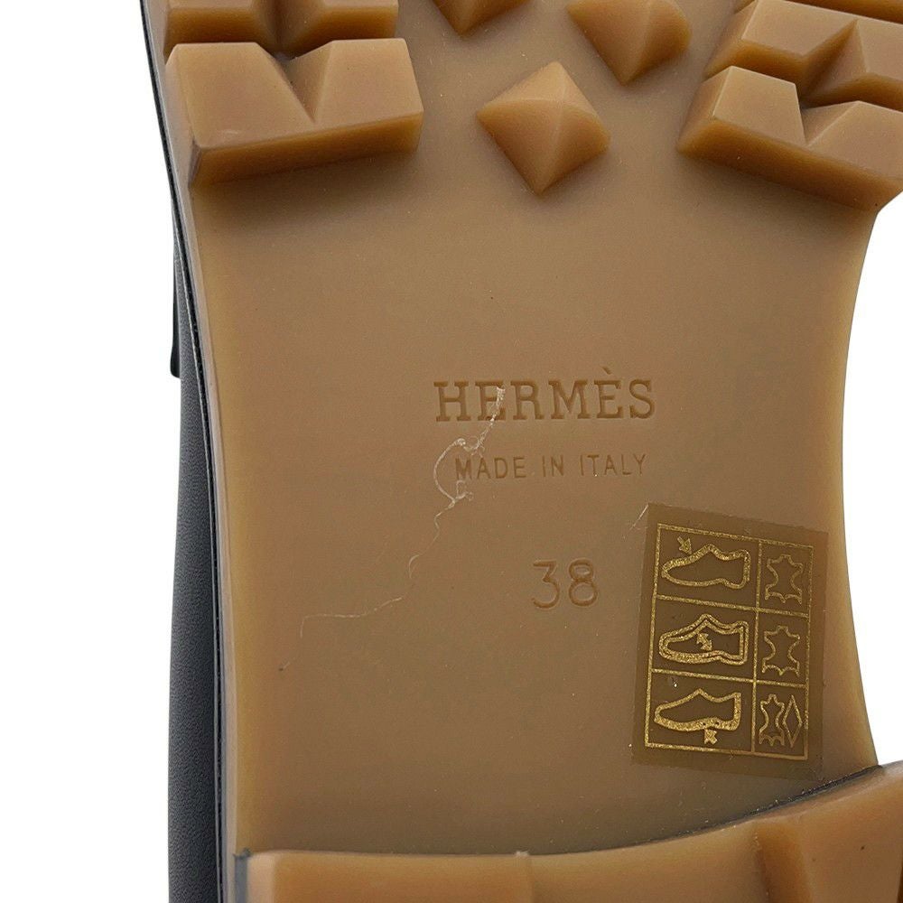 エルメス モカシン フォーブル レザー レディースサイズ38 HERMES 靴