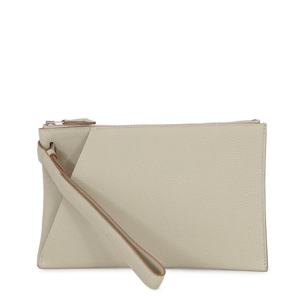 エルメス クラッチバッグ カバ ヴェルティージュ 24 トゥルティエールグレー/シルバー金具 トゴ C刻印