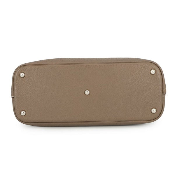 エルメス ハンドバッグ ボリード35 エトゥープ/シルバー金具 トリヨンクレマンス □L刻印 2wayショルダー