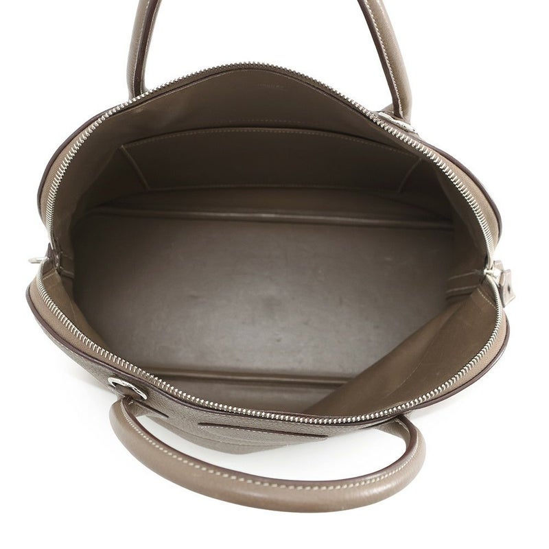 エルメス ハンドバッグ ボリード35 エトゥープ/シルバー金具 トリヨンクレマンス □L刻印 2wayショルダー