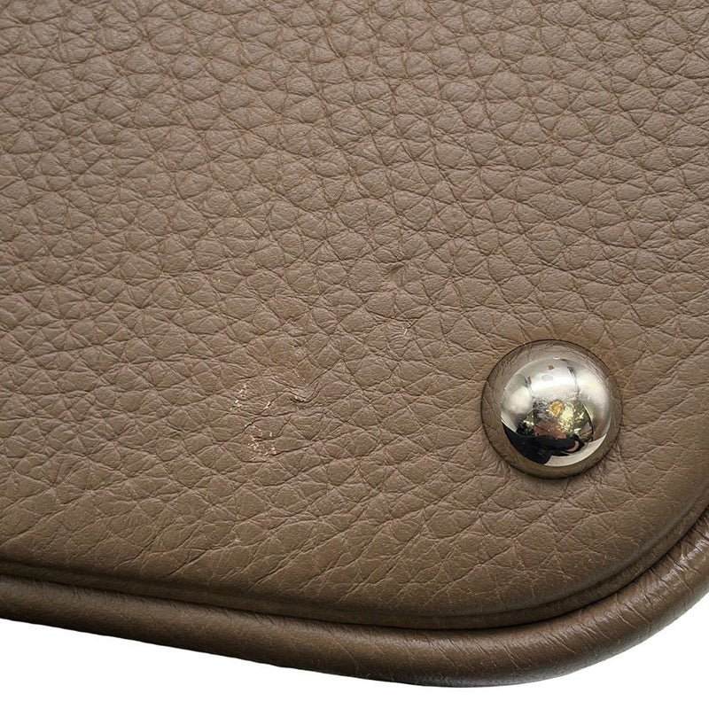 エルメス ハンドバッグ ボリード35 エトゥープ/シルバー金具 トリヨンクレマンス □L刻印 2wayショルダー