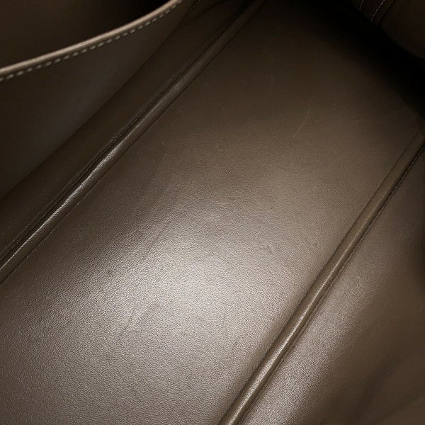 エルメス ハンドバッグ ボリード35 エトゥープ/シルバー金具 トリヨンクレマンス □L刻印 2wayショルダー