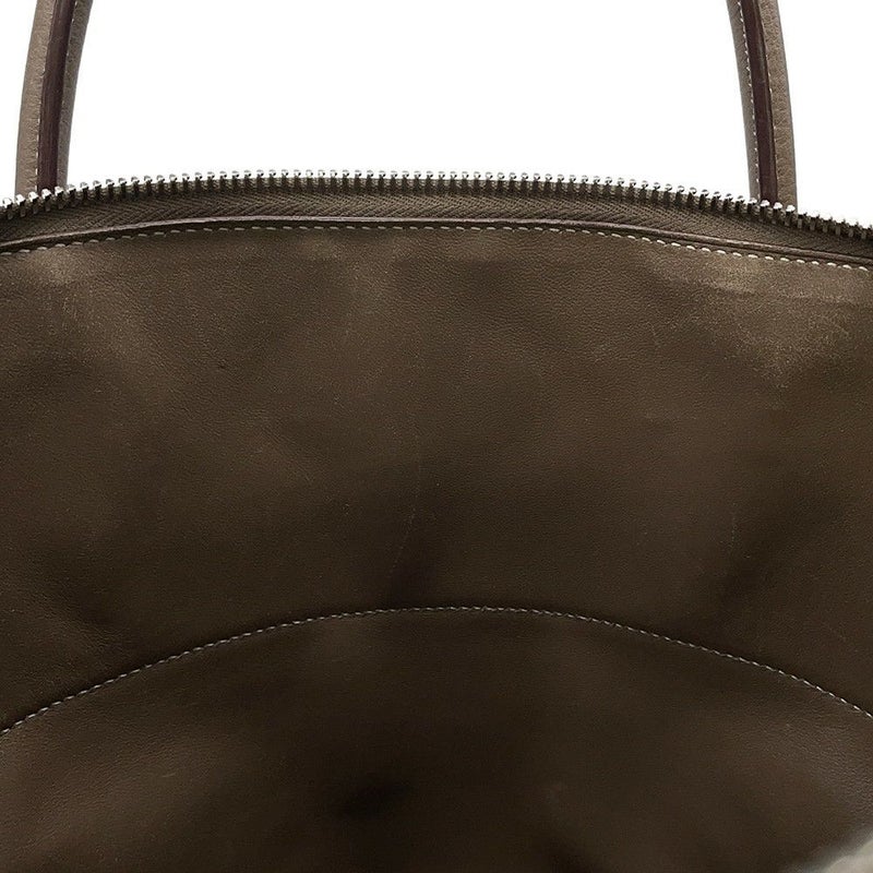 エルメス ハンドバッグ ボリード35 エトゥープ/シルバー金具 トリヨンクレマンス □L刻印 2wayショルダー