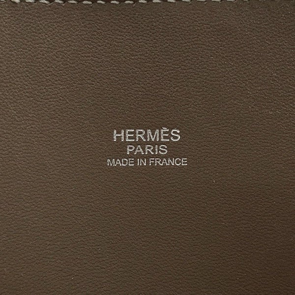 エルメス ハンドバッグ ボリード35 エトゥープ/シルバー金具 トリヨンクレマンス □L刻印 2wayショルダー