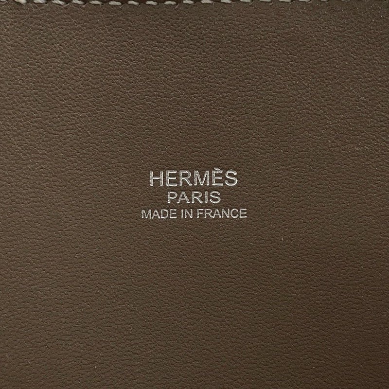 エルメス ハンドバッグ ボリード35 エトゥープ/シルバー金具 トリヨンクレマンス □L刻印 2wayショルダー