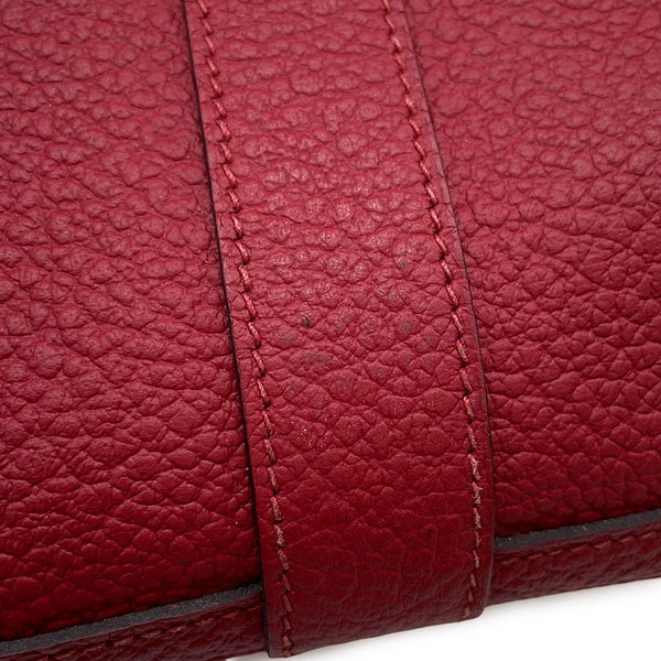 エルメス トートバッグ ガーデンパーティTPM ルビー/シルバー金具 ネゴンダ C刻印