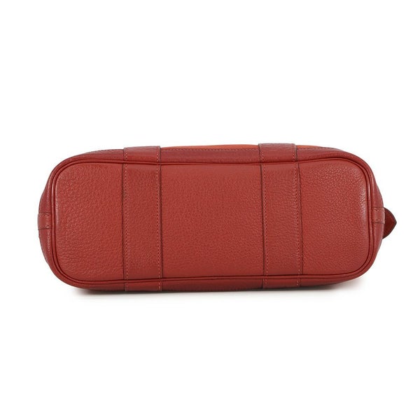 エルメス トートバッグ ガーデンジップPM ルージュデュセス/シルバー金具 トワルオフィシエ/ブッフル □M刻印