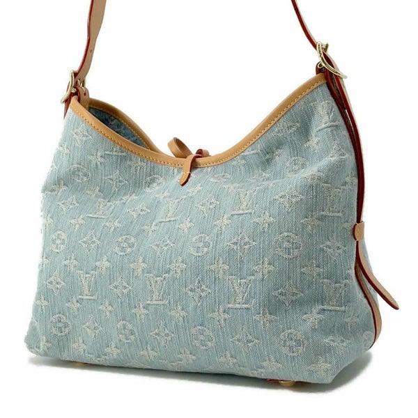 ルイヴィトン ショルダーバッグ モノグラム・デニム キャリーオール NM PM M11462 LOUIS VUITTON LV バイ・ザ・プール