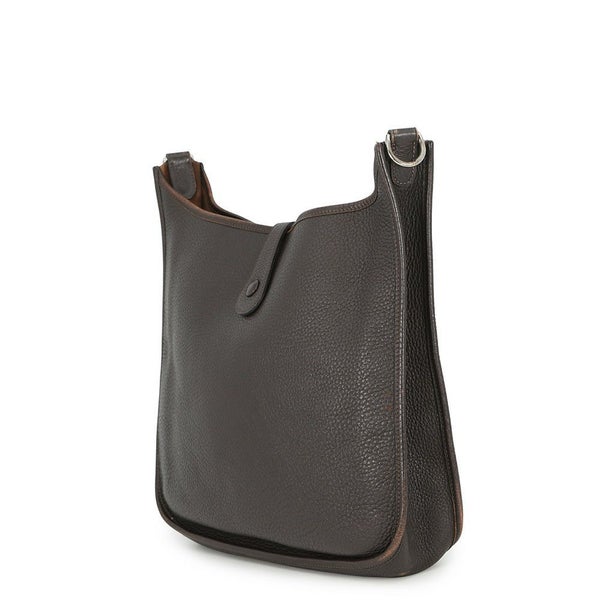 エルメス ショルダーバッグ エブリン1 PM ブラウン/シルバー金具 トゴ □F刻印