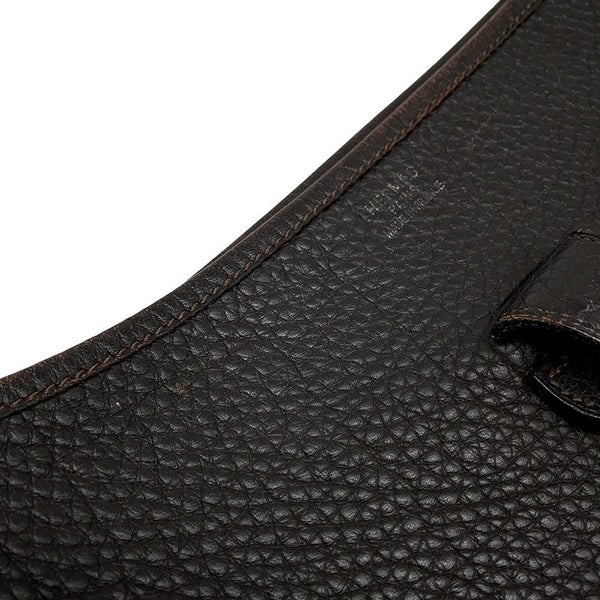 エルメス ショルダーバッグ エブリン1 PM ブラウン/シルバー金具 トゴ □F刻印